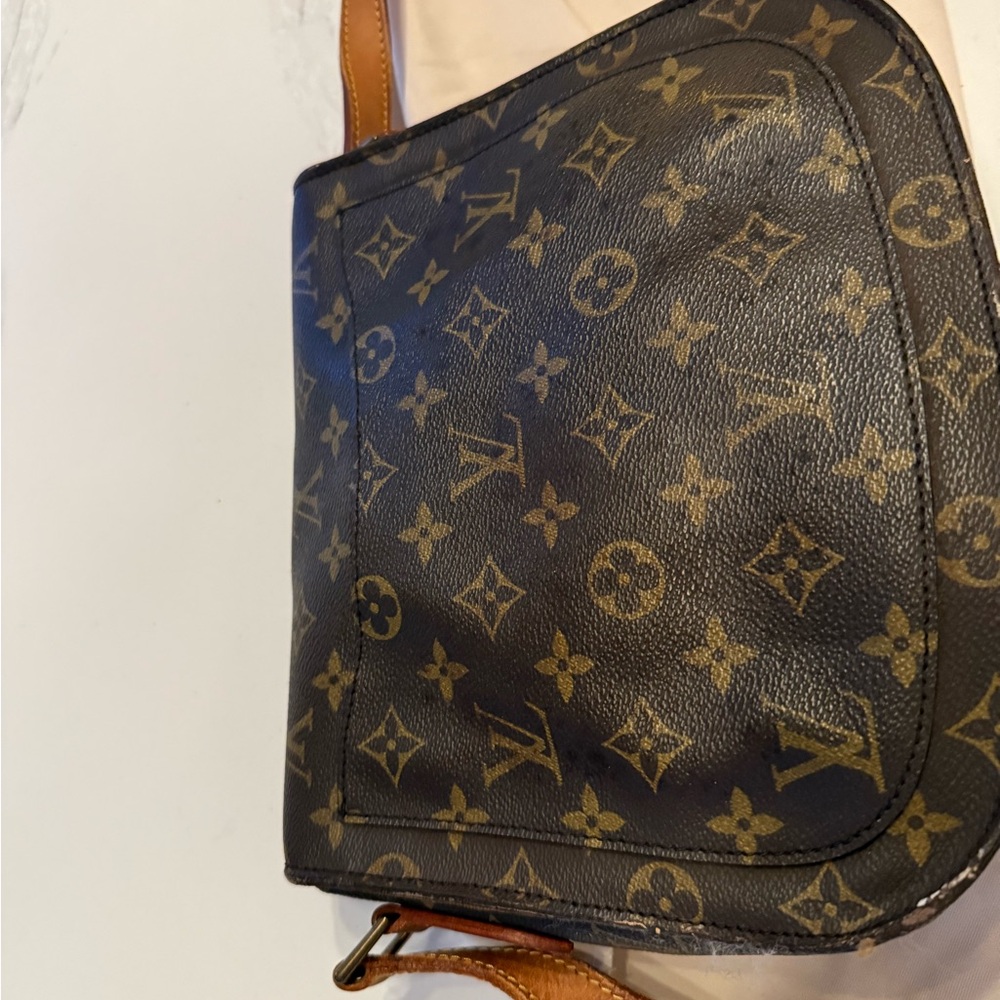 Louis Vuitton Brown and Tan Monogram Crossbody Bag - Picture 3 of 9